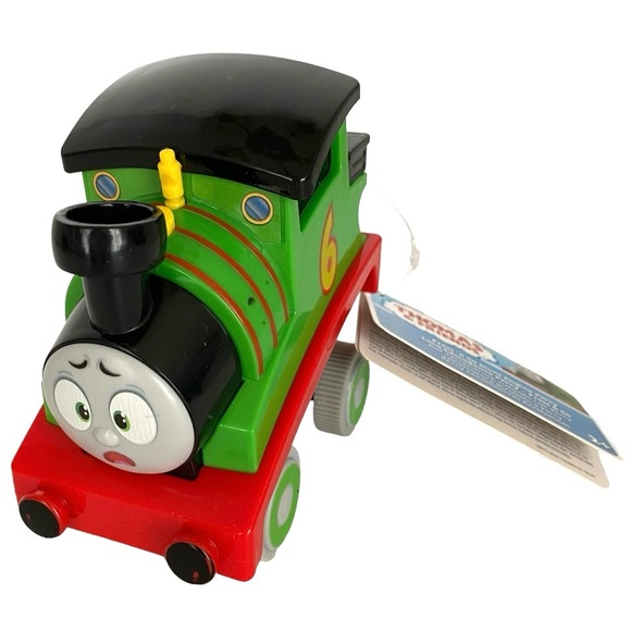 Percy Press n Go Stunt Train Thomas & Friends - Picture 3 of 13